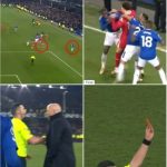 Despite the results today..Everton and Liverpool fans have all agreed that The Referee was so unprofessional today with his calls today…Micheal Oliver after the incident that happened in the Wolves vs Arsenal match has committed another controversy which both Everton and Liverpool fans are not having it at all…the board are looking into this and first decision has been made if Oliver would ever officiate a premier league game again…