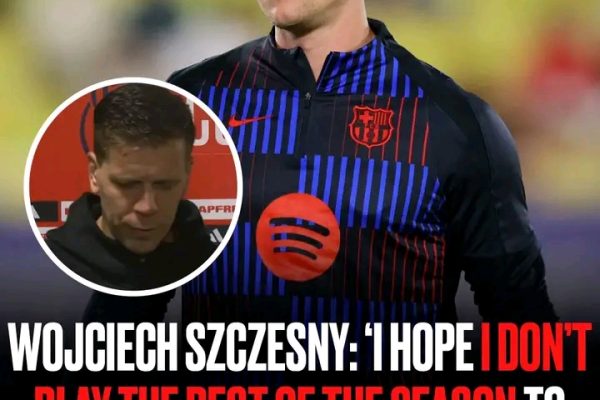 Szczęsny Drops Bombshell: “I Hope I Don’t Play Again This Season” Amid Contract Uncertainty!