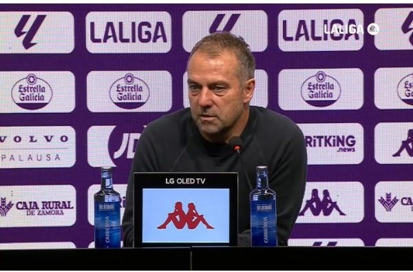 After the hard-fought victory over Real Valladolid and maintaining the top spot… Flick is angry with three Barcelona players and has decided to exclude one of the starting players from the lineup for the Inter Milan clash in the Champions League!