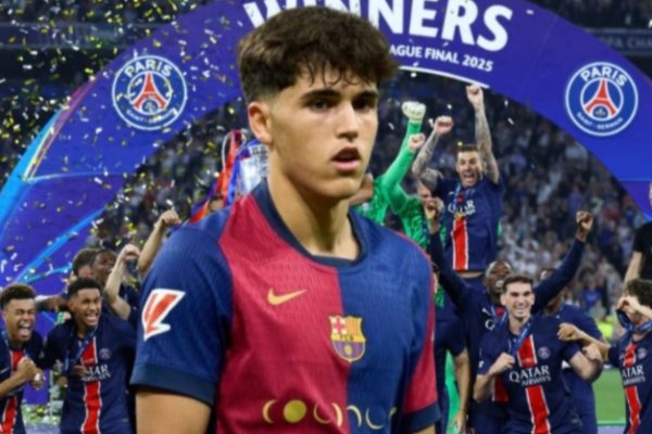After winning the UEFA Champions League with a historic 5-goal thrashing of Inter Milan, Paris Saint-Germain’s young star puts Pau Cubarsí in a difficult position