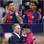 WAVES UNDER THE SURFACE AT CAMP NOU! Lewandowski worries about Yamal’s future, reminding him to find a balance, but the younger player’s shocking response has soured the team’s atmosphere, forcing Flick to intervene urgently to save the unity just before kick-off