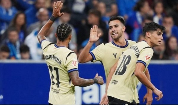Barcelona turns the tables on Real Oviedo with a 3-1 away victory… and the team’s substitute star was the key to the win!