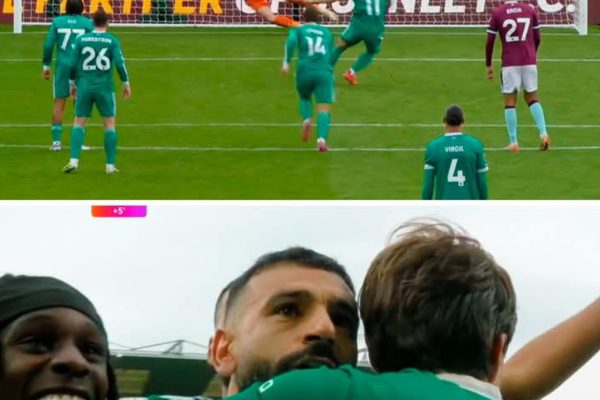 Mo Salah buries the penalty and wins it for Liverpool in the 95th minute 🔥