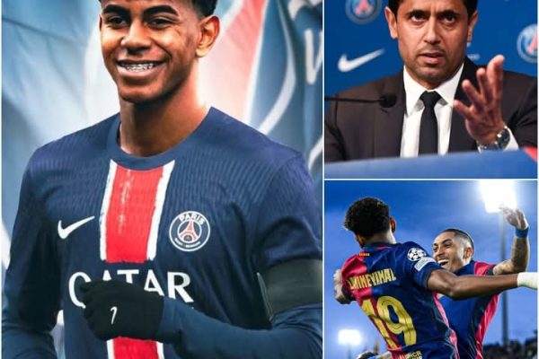 SHOCKING NEWS! PSG offers €250 million with a colossal contract to Lamine Yamal, leaving BARÇA in shock. But immediately, Yamal’s 8-word response leaves everyone speechless…