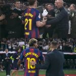 📸| Raphinha tries to hit someone from Real Madrid bench after they kept insulting Lamine Yamal!