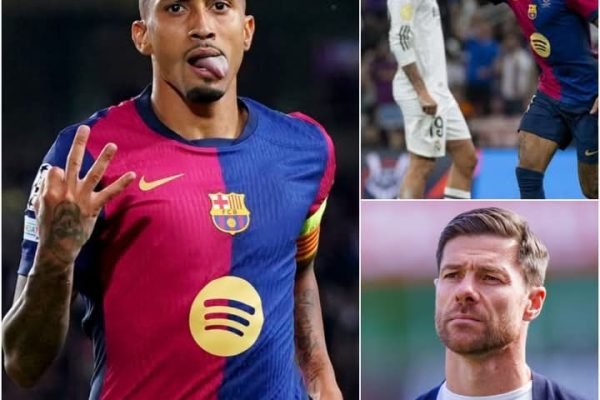 Raphinha put Real and coach Xabi Alonso in a tight spot after he continuously criticized both the player and BARÇA, especially after the 2-1 victory. With just 10 words, Raphinha grabbed the attention of all of Spain, and BARÇA fans applauded non-stop.