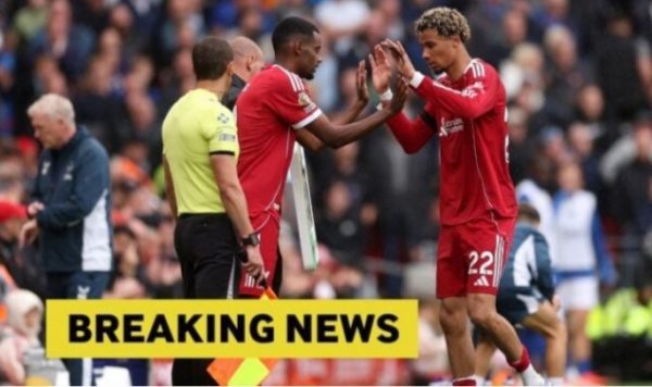 Liverpoolβs starting XI to take on Manchester United has been announced