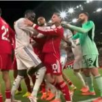 Amadou Onana escapes red card after grabbing Alexis Mac Allister by the neck